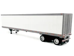 53' Spread Axle Refrigerated Trailer White 1/87 (HO) Plastic Model Car by HO Logistics