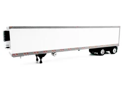 53' Spread Axle Refrigerated Trailer White 1/87 (HO) Plastic Model Car by HO Logistics