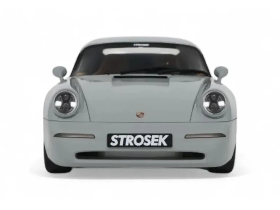 2023 Strosek Mega 30 Speedster (Porsche 911) Classic Gray 1/18 Model Car by GT Spirit