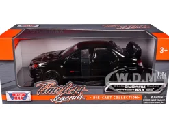 Subaru Impreza WRX STi Black 1/24 Diecast Model Car Motormax 73330