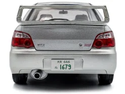 2004 Subaru Impreza WRX STI RHD (Right Hand Drive) Premium Silver Effect 1/18 Diecast Model Car by Solido