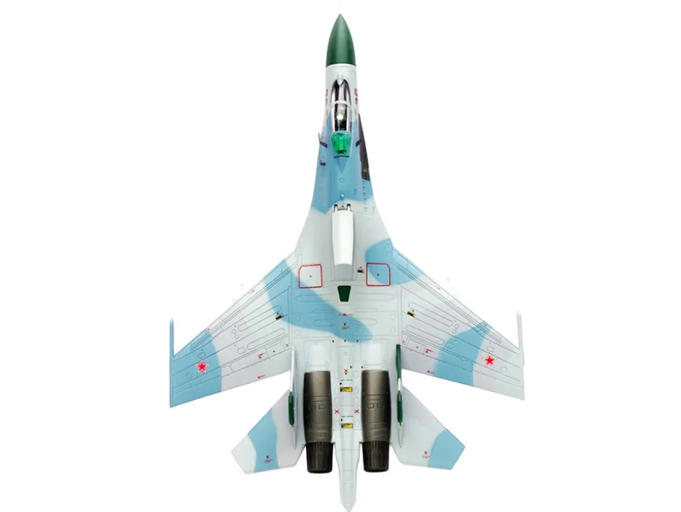Sukhoi Su-27 Flanker-B Aircraft "Red 36, 941st Fighter Aviation Regiment" (1987) Soviet Air Force 1/100 Diecast Model Airplane by Legion