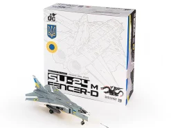 Sukhoi Su-24M Fencer-D Bomber Aircraft "Ukraine War" (2023) Ukrainian Air Force 1/72 Diecast Model by JC Wings