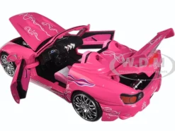 Suki's 2001 Honda S2000 Convertible Pink with Graphics 