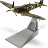 Supermarine Spitfire Mk.II Fighter Aircraft "Iron Maiden 'Aces High'" Green Camouflage with Graphics 1/72 Diecast Model by Corgi