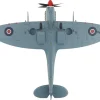 Supermarine Spitfire Mk IXc Fighter Aircraft "MA466, BQ-S, No. 451 Squadron, Corsica" (1944) Royal Australian Air Force "Air Power Series" 1/48 Diecast Model by Hobby Master