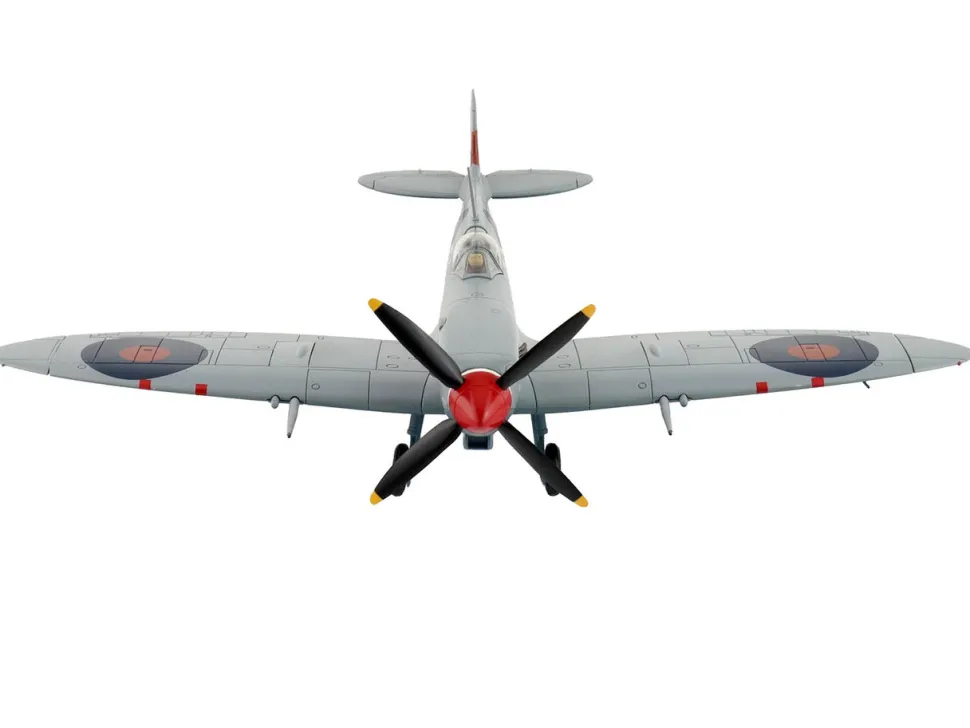 Supermarine Spitfire Mk IXc Fighter Aircraft "MA466, BQ-S, No. 451 Squadron, Corsica" (1944) Royal Australian Air Force "Air Power Series" 1/48 Diecast Model by Hobby Master