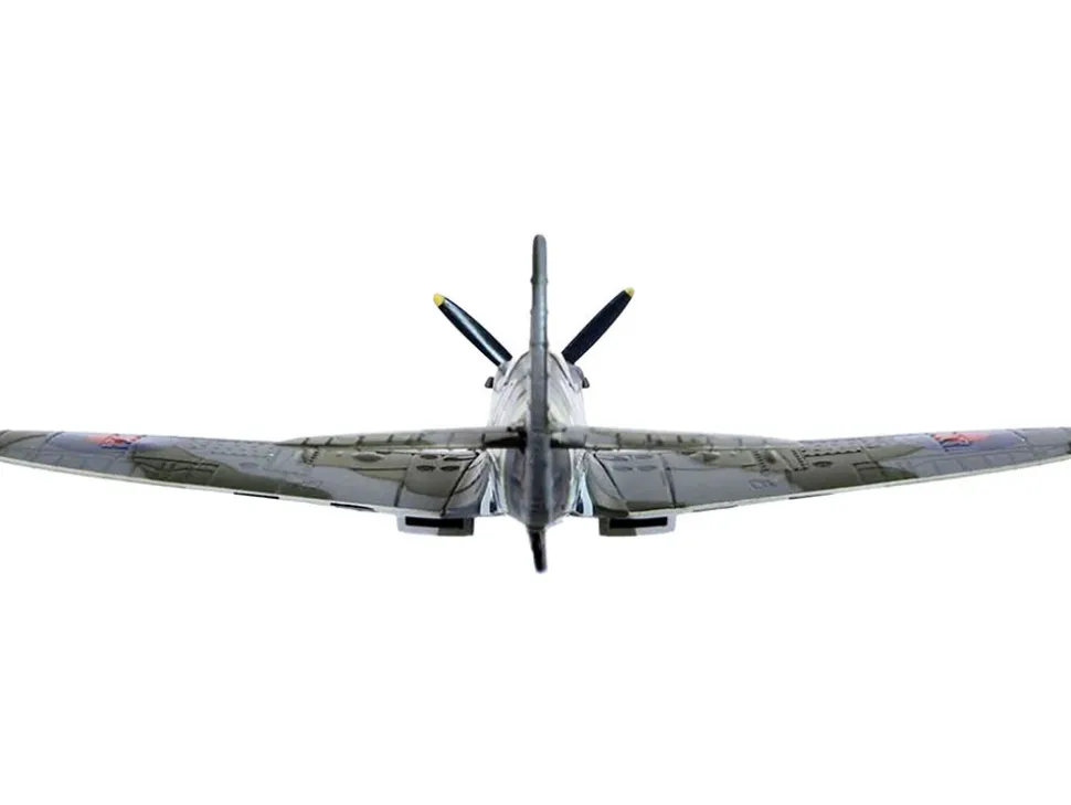 Supermarine Spitfire Mk IXE Fighter Aircraft 21 T 443 Squadron 127 Wing Belgium 1945 Royal Canadian Air Force Oxford Aviation Series 1/72 Diecast Model Airplane Oxford Diecast AC098
