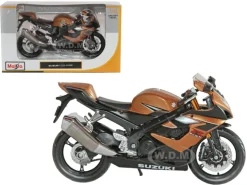 Suzuki GSX R1000 Bronze Motorcycle 1/12 Diecast Model Maisto 31106