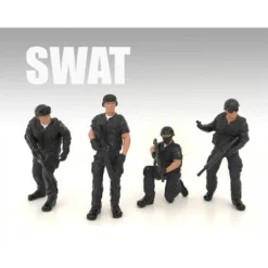 SWAT Team Rifleman Figure For 1:18 Scale Models American Diorama 77420