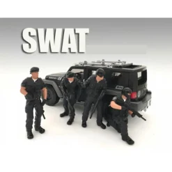 SWAT Team Rifleman Figure For 1:24 Scale Models American Diorama 77470