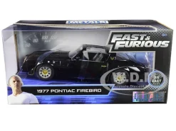 Tego’s 1977 Pontiac Firebird Black Fast & Furious Movie 1/24 Diecast Model Car Jada 30756