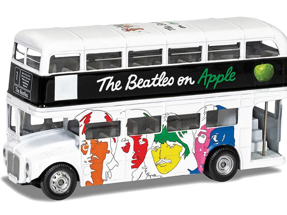 The Beatles London Double Decker Bus "The White Album" White Diecast Model Car by Corgi