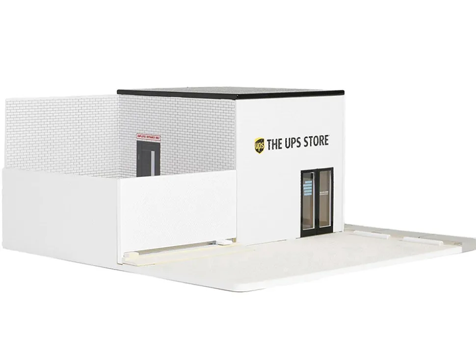 The UPS Store Diorama Mechanic s Corner for 1/64 Scale Models Greenlight 51491