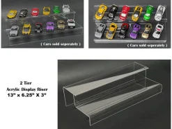 2 Tier Acrylic Stand Riser Mijo Exclusives for 1/64 Scale Models MJ13004
