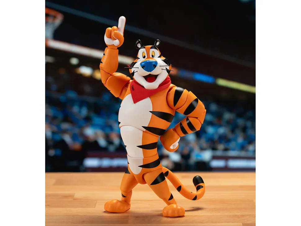 Tony the Tiger 6.75" Moveable Figure with Alternate Hands and Accessories "Kellogg's Frosted Flakes" Model by Jada