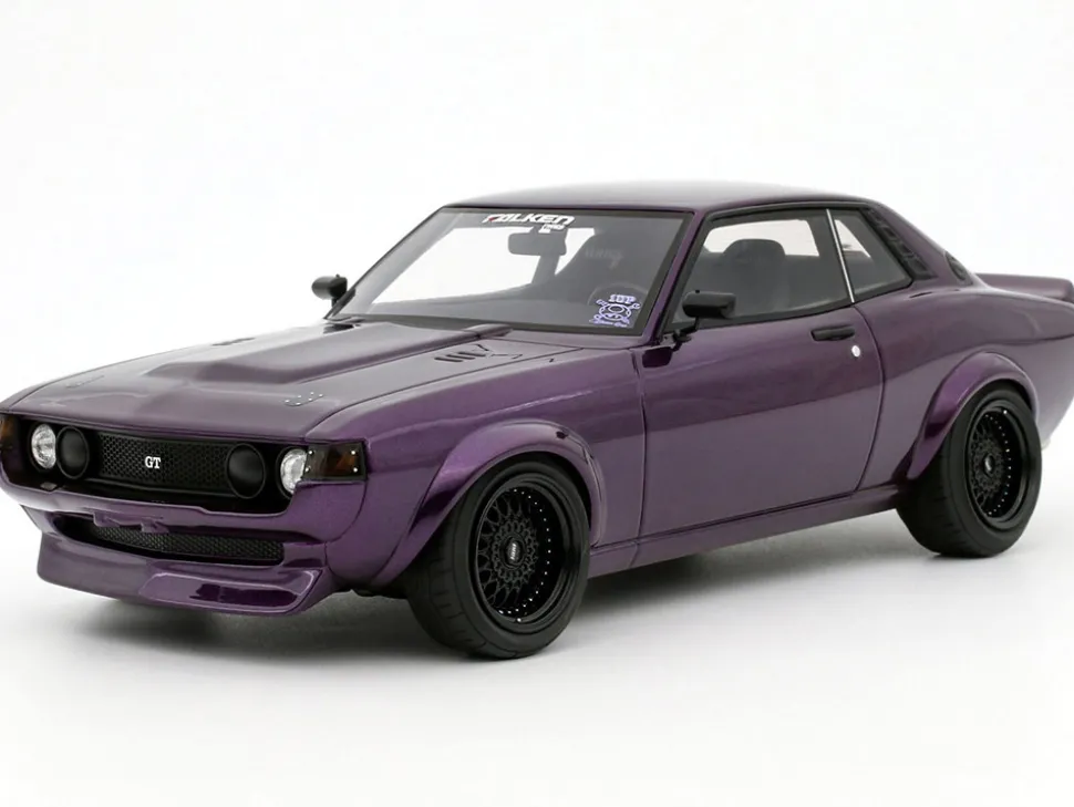 2015 Toyota Celica (RA24) Restomod Midnight Purple Metallic Limited Edition to 2000 pieces Worldwide 1/18 Model Car by Otto Mobile