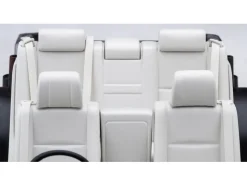 Toyota Century Open Car Convertible RHD Right Hand Drive Black with White Interior 1/18 Model Car Autoart 79531