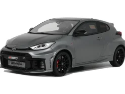 2024 Toyota GR Yaris Precious Metal Gray Metallic Limited Edition to 999 pieces Worldwide 1/18 Model Car by Otto Mobile