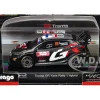 Toyota GR Yaris Rally1 Hybrid #69 Kalle Rovanpera - Jonne Halttunen "Toyota Gazoo Racing WRT" "World Rally Championship" (2024) "Race" Series 1/43 Diecast Model Car by Bburago