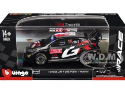 Toyota GR Yaris Rally1 Hybrid #17 Sebastien Ogier - Vincent Landais "Toyota Gazoo Racing WRT" "World Rally Championship" (2024) "Race" Series 1/43 Diecast Model Car by Bburago
