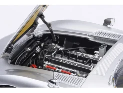1967 Toyota 2000GT RHD (Right Hand Drive) Silver Metallic 1/18 Model Car by Autoart