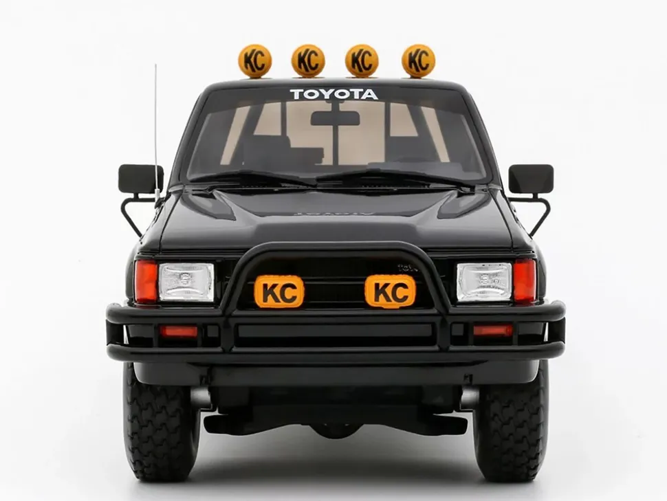 1985 Toyota Hilux SR5 Pickup Truck Black Limited Edition to 3000 pieces Worldwide 1/18 Model Car by Otto Mobile