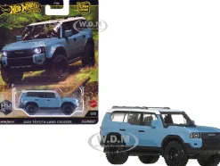 2024 Toyota Land Cruiser Blue with White Top