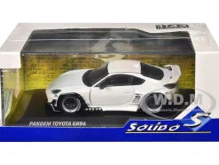 2022 Toyota Pandem GR86 White Metallic 1/43 Diecast Model Car by Solido