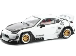 Toyota Pandem GR86 White with Carbon Hood