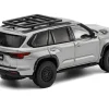 Toyota Sequoia TRD PRO Silver Metallic with Roof Rack 1/64 Diecast Model Car by GCD