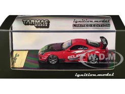 Toyota Supra (JZA80) RZ RHD (Right Hand Drive) "Eclipse Racing Concept" Red with Carbon Hood 1/64 Diecast Model Car by Ignition Model