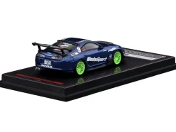 Toyota Supra (JZA80) RZ RHD (Right Hand Drive) #9 "WedsSport" Blue Metallic with Graphics 1/64 Diecast Model Car by Ignition Model