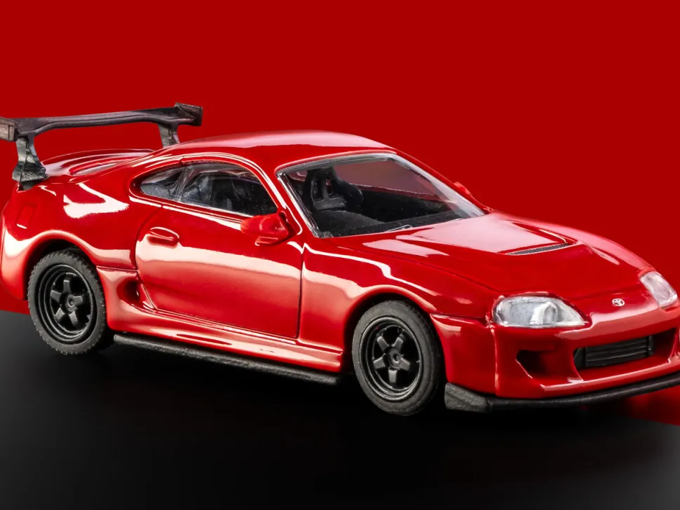 1995 Toyota Supra RHD (Right Hand Drive) Red "Collection" Series 1/64 Diecast Model Car by Majorette