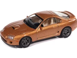1998 Toyota Supra Sedona Sunset Bronze Metallic "Modern Muscle" Series 1/64 Diecast Model Car by Auto World