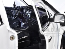 2024 Toyota Tacoma Trailhunter Edition Pickup Truck White Metallic 1/24 Diecast Model Car