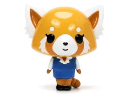 1986 Toyota Trueno AE86 RHD Right Hand Drive #25 White Graphics Aggretsuko Diecast Figure Aggretsuko Anime Hollywood Rides Series 1/24 Diecast Model Car by Jada 33725