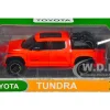 2023 Toyota Tundra TRD 4x4 Pickup Truck Solar Octane Orange with Sunroof and Wheel Rack 1/24 Diecast Model Car H08555R-SO