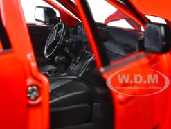 2023 Toyota Tundra TRD 4x4 Pickup Truck Solar Octane Orange with Sunroof and Wheel Rack 1/24 Diecast Model Car H08555R-SO