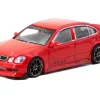 Toyota Vertex Aristo JZS161 RHD (Right Hand Drive) Red with Tarmac Cards "Global64" Series 1/64 Diecast Model by Tarmac Works