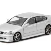 Toyota Vertex Aristo JZS161 RHD (Right Hand Drive) Silver Metallic "Global64" Series 1/64 Diecast Model by Tarmac Works