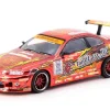 Toyota VERTEX Ridge TE3006 Soarer RHD (Right Hand Drive) Chrome Red with Graphics "Tokyo Auto Salon 2026" "Global64" Series 1/64 Diecast Model by Tarmac Works
