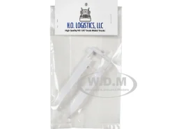 Trailer Wind Skirts for 53' Dry Vans White 1/87 (HO) Plastic Model Car by HO Logistics