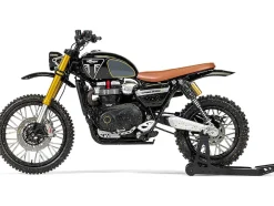 Triumph Scrambler 1200 XE Motorcycle Black (Dirty Version) James Bond 007