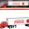 Truck Tractor with 53' Trailer Drink Coca Cola Red White 1/50 Diecast Model Motor City Classics 450025