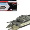 United States M1A1 AIM (Abrams Integrated Management) Tank with Mine Plow (Plowing Mode) #68 "United States Army" Olive Drab "NEO Dragon Armor" Series 1/72 Plastic Model by Dragon Models