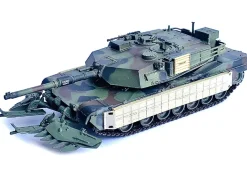 United States M1A1 AIM TUSK (Tank Urban Survival Kit) with Mine Plow (Travel Mode)