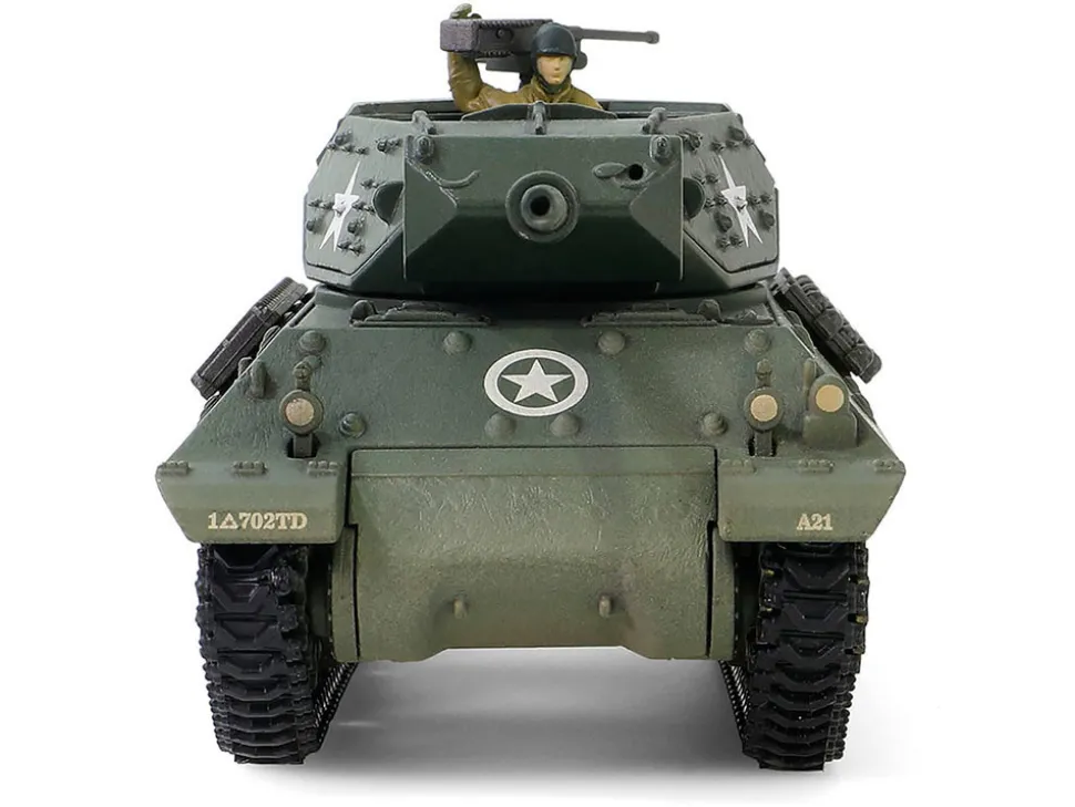U.S. Army M10 GMC Tank "702nd Tank Destroyer Battalion, Normandy, France" (1944) United States Army "Mini AFV" Series 1/64 Diecast Model by Forces of Valor