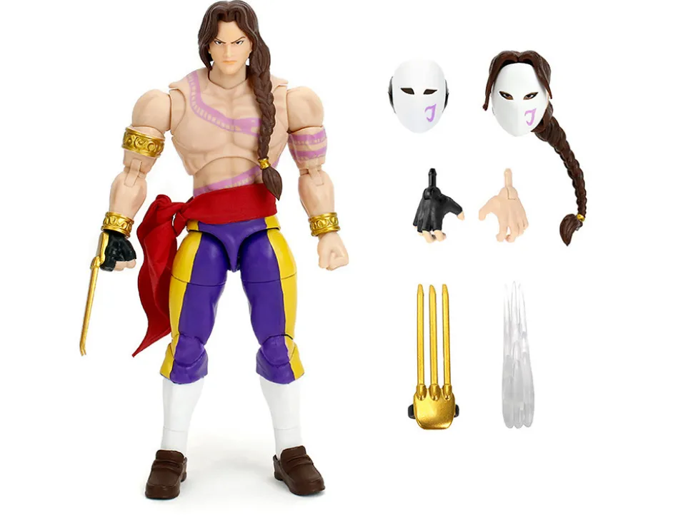 Vega 6" Moveable Figure with Alternate Head and Limbs "Ultra Street Fighter II: The Final Challengers" (2017) Video Game Model by Jada