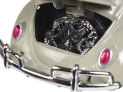 1966 Volkswagen Beetle Beige 1/24 Diecast Model Car Motormax 73223 bg